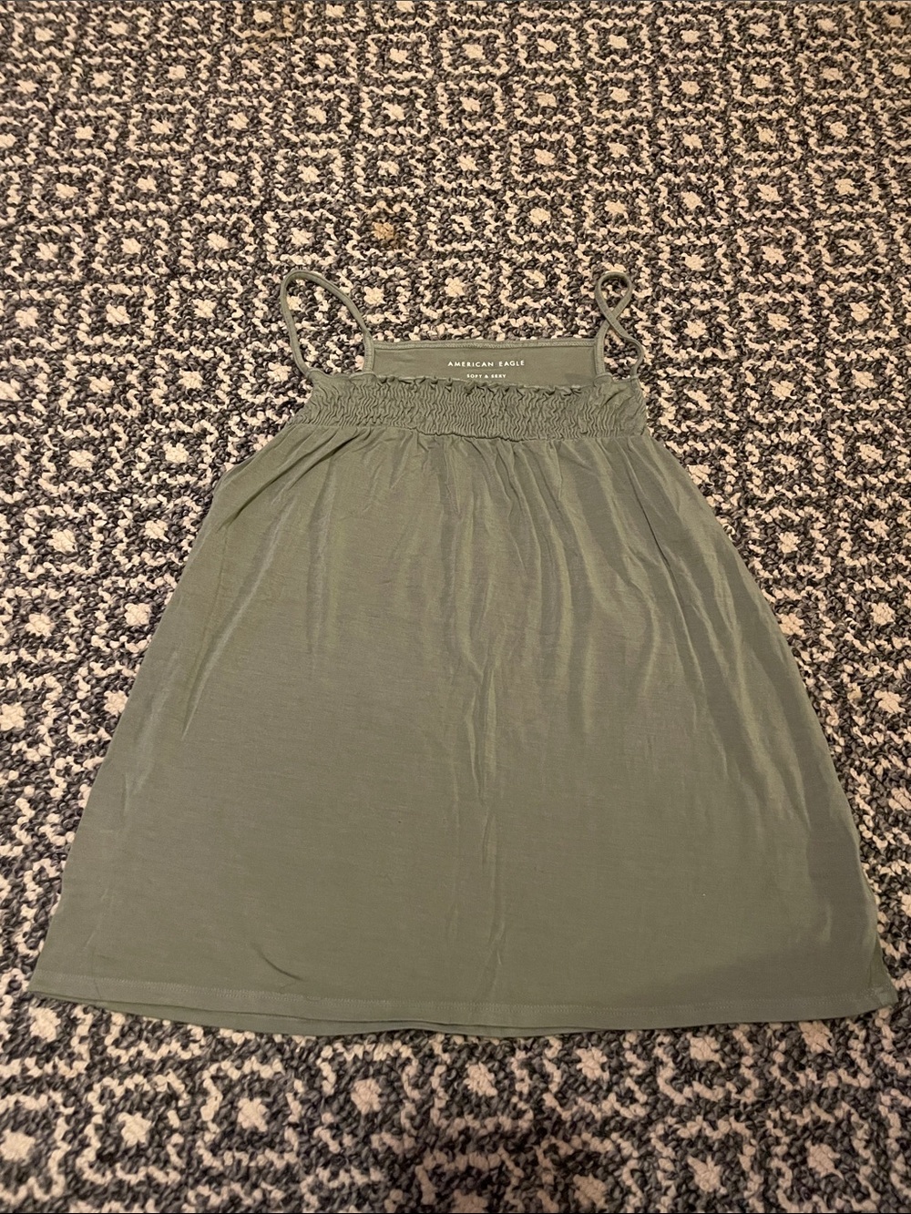 American Eagle Outfitters Olive Green Tank Top